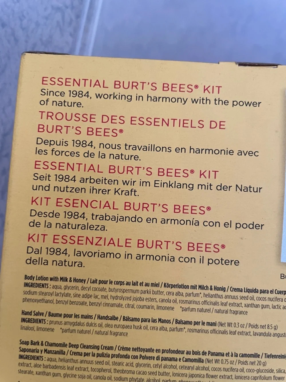 Burt’s Bees Essentials Kit - Picture 3 of 4